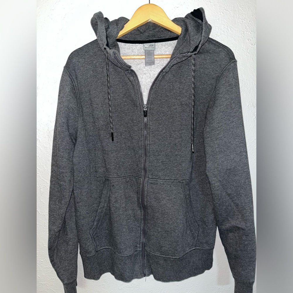 Champion zip up hoodie. Medium